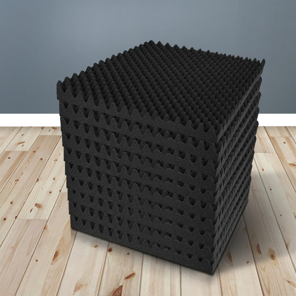 Alpha Acoustic Foam 20pcs 50x50x5cm Sound Panels Eggshell