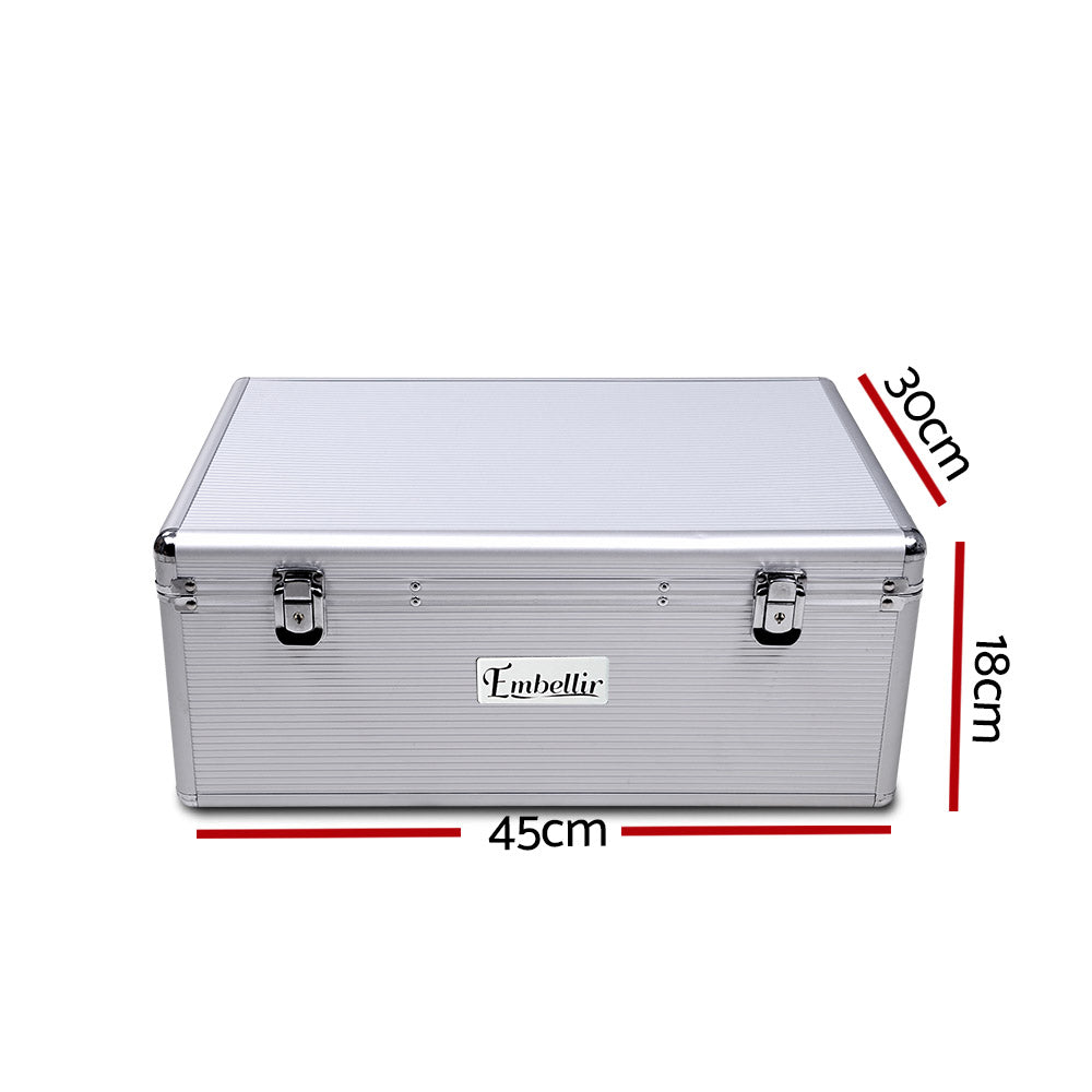 Embellir CD, DVD Case Box 500 Discs Aluminium Case