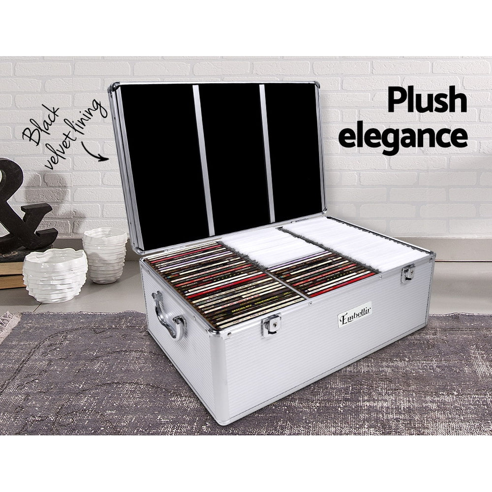 Embellir CD, DVD Case Box 500 Discs Aluminium Case