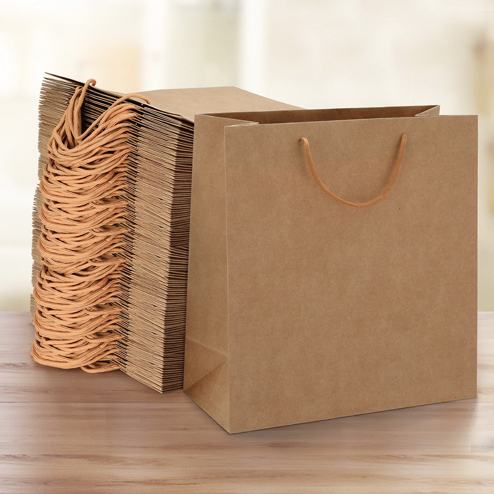 Kraft Paper Bags Brown Shopping Retail Gift (100Pce)
