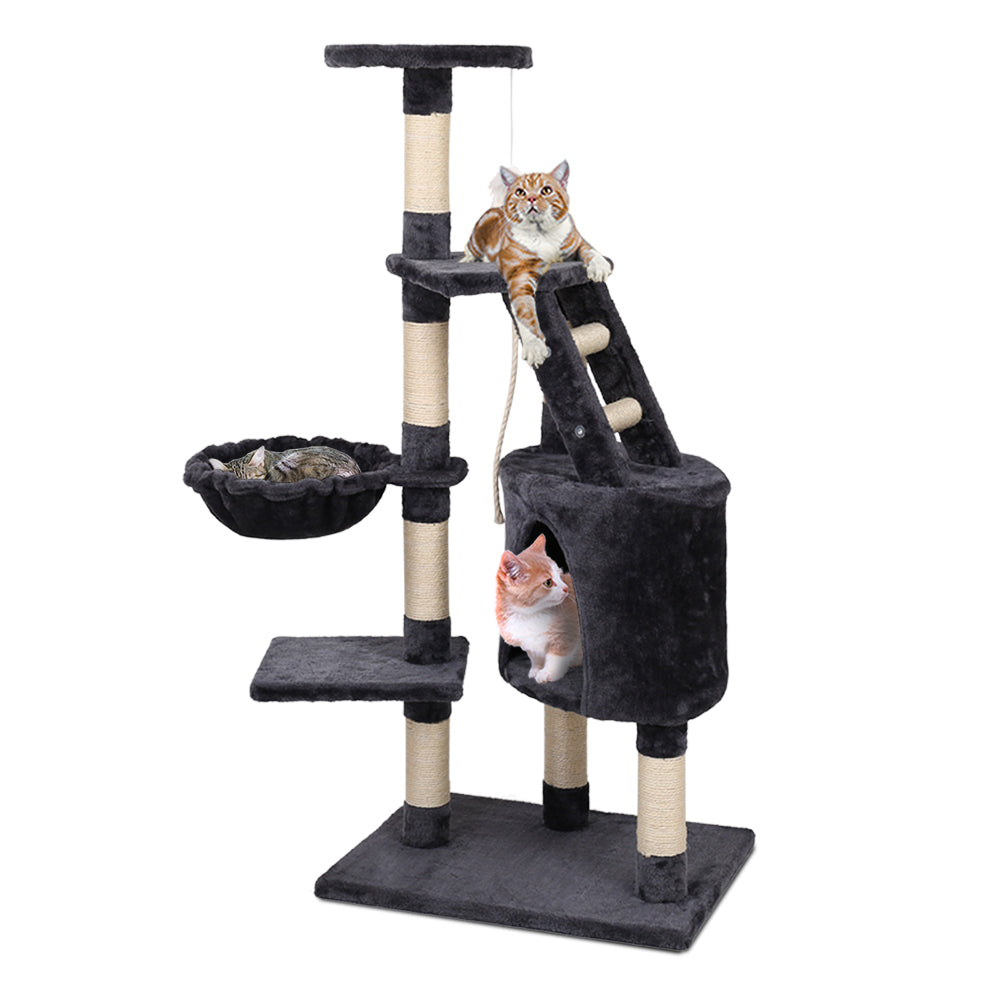 i.Pet Cat Tree 120cm Tower Scratching Post Wood Condo House