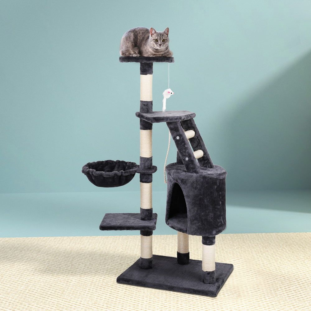 i.Pet Cat Tree 120cm Tower Scratching Post Wood Condo House