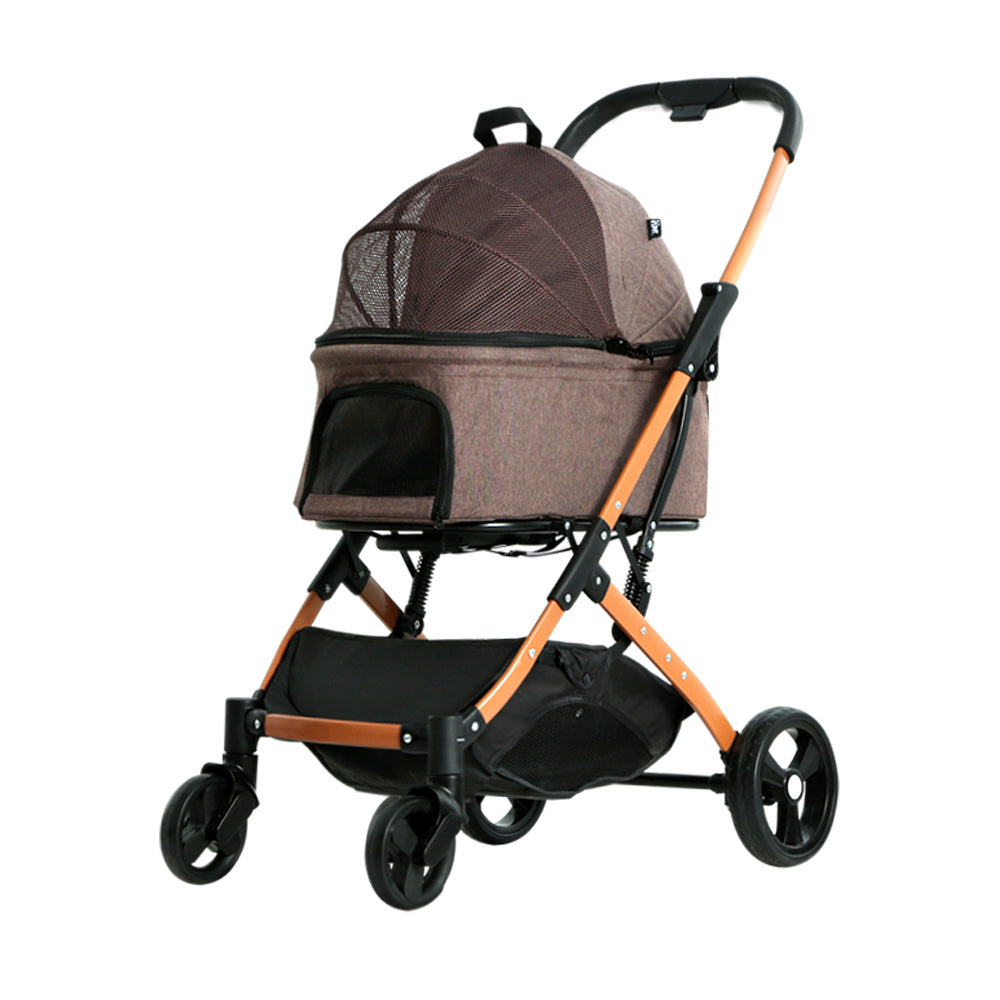 i.Pet Pet Stroller Dog Pram Large Cat Carrier Foldable 4 Wheels