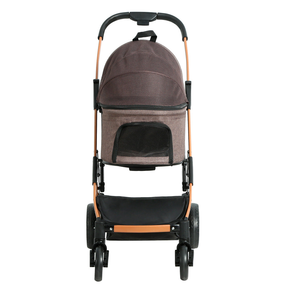 i.Pet Pet Stroller Dog Pram Large Cat Carrier Foldable 4 Wheels