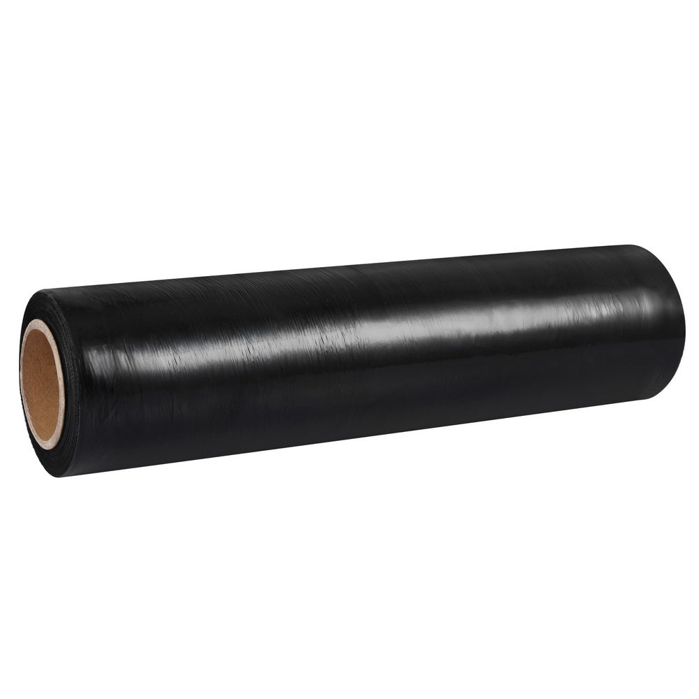 Stretch Film Shrink Wrap Rolls Package Material Black 400Mtr X 50cm