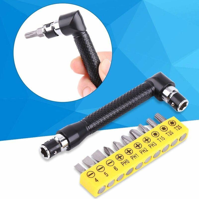 Right Angle Screwdriver, Curved Screwdriver, L-Shaped Wrench