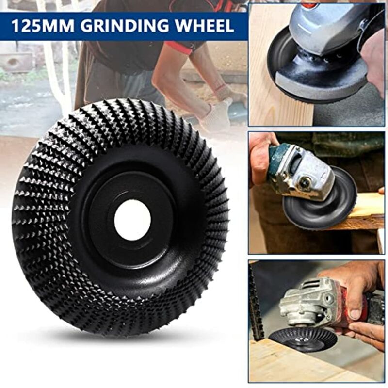 Wood Grinder Disc 125Mm Wood Carving Disc, Grinding Discs