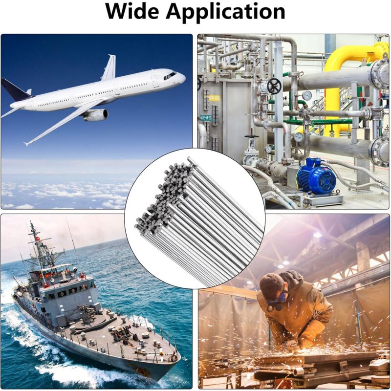 30 pcs 1.6 X 250Mm Soldering Tin ROds Low Temperature Solder Wire Aluminum Welding Solutions Solder Aluminum Welding