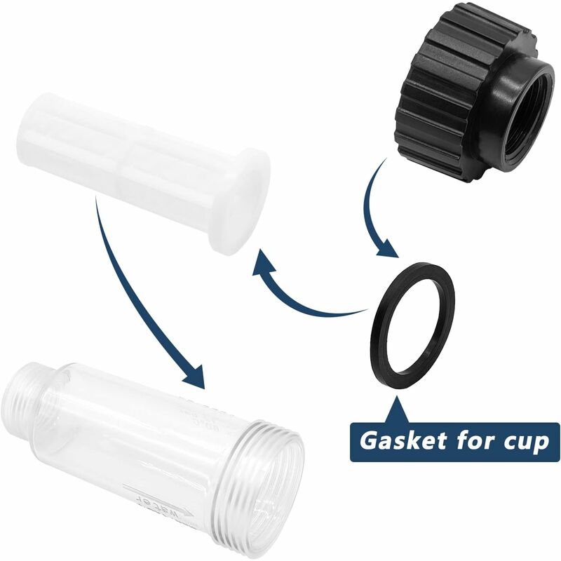 Kärcher Water Filter With Filter Insert For Pressure Washers 4.730-059.0 - 3/4" Connection For K2 To K7-2 Pack