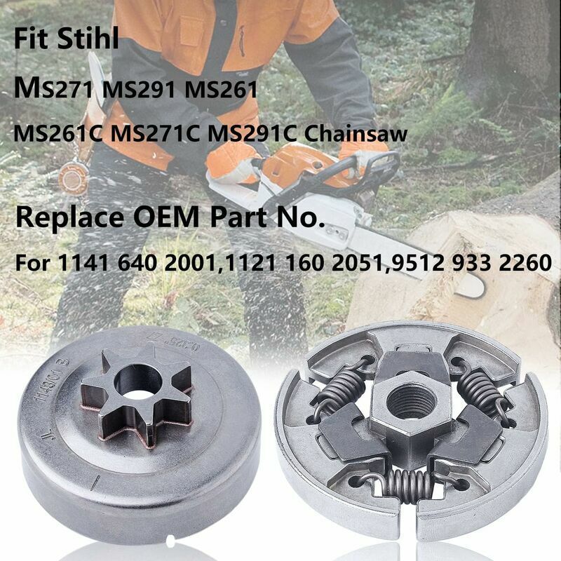 Clutch Drum .325 Clutch Drum Bearing Kit For Stihl Ms261C Ms271C
