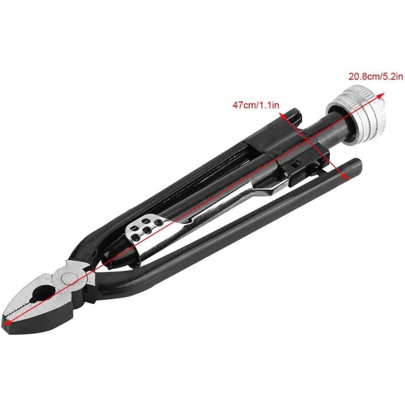 6 Inch Wire Twisting Pliers, Rivet Nut Pliers, High Carbon Steel Safety Wire Twister With Return Spring And Locking Jaws