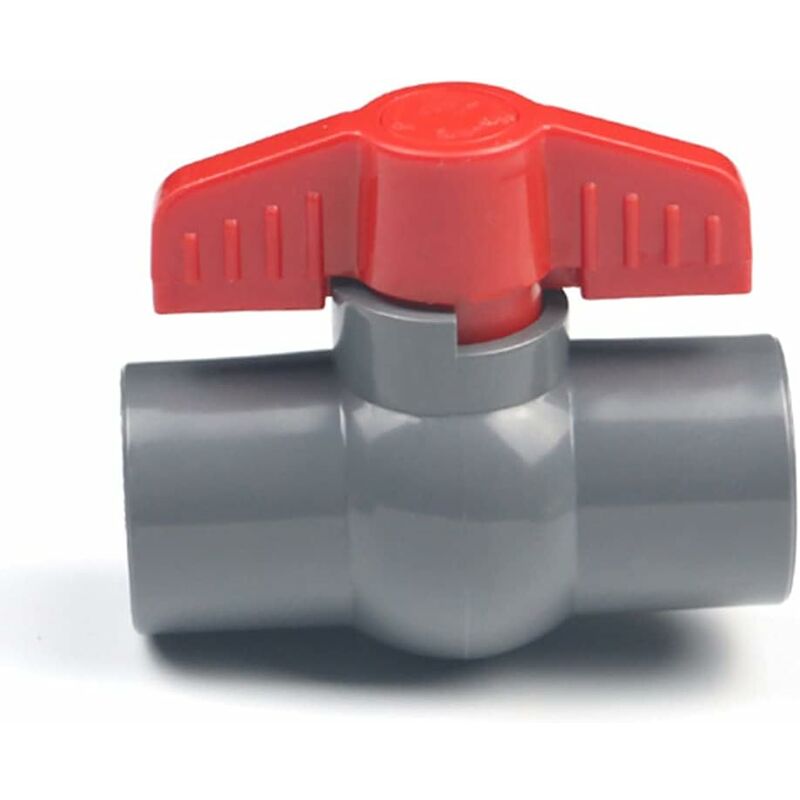 Pvc Ball Valve, U-Pvc Plastic Valve, Flow Control And Cut-Off Straight Joint (Φ20Mm)