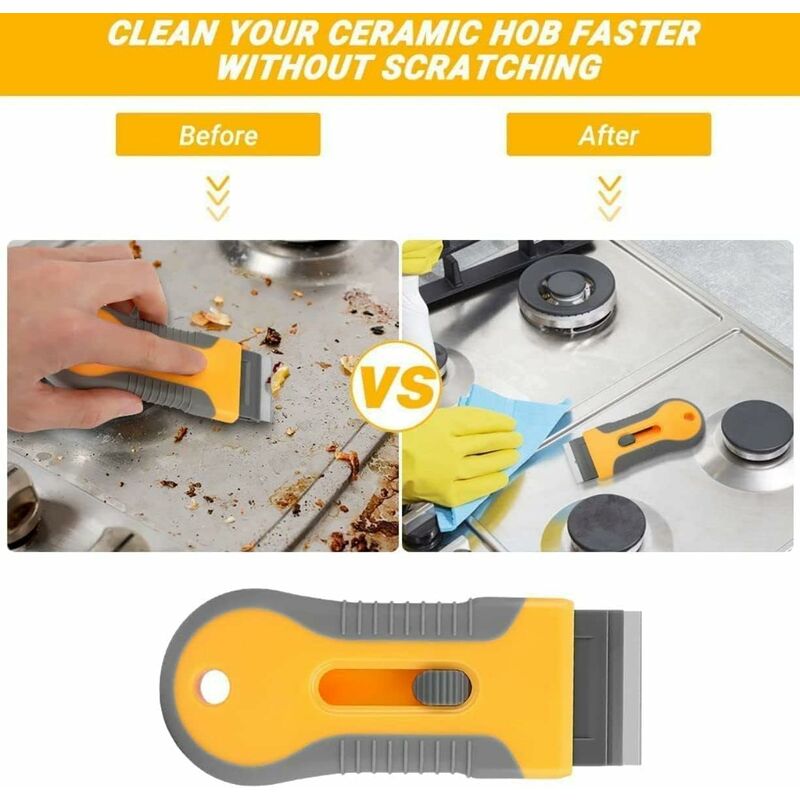 Glass And Ceramic Glass Scraper - Glass Cleaning Tool