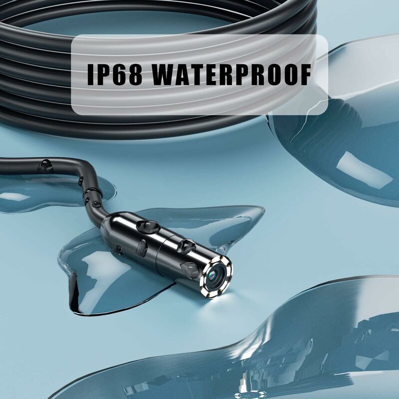 Industrial Endoscope 1080P Hd Digital Inspection Camera With 8Mm Ip68