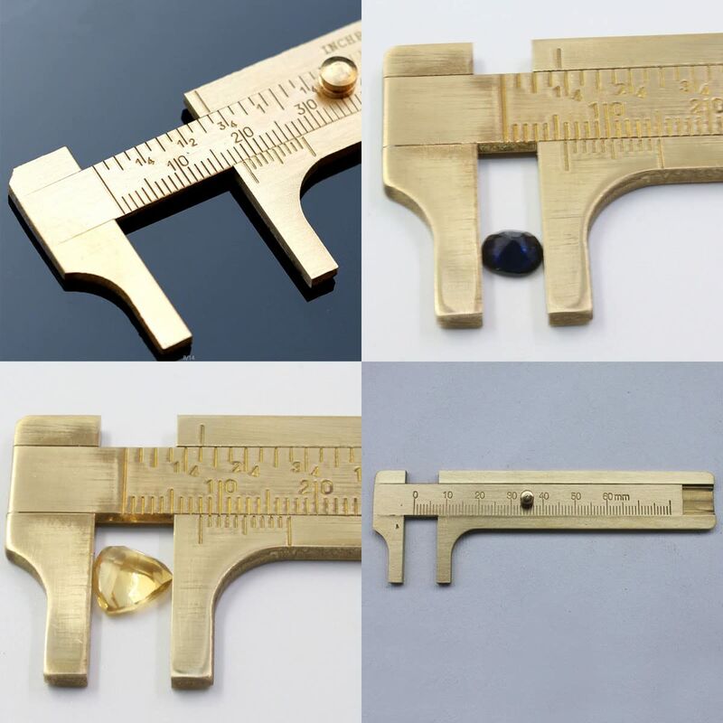 Vernier Caliper,Mini Vernier Caliper,Brass Vernier Caliper,Double Scale Vernier Caliper,For Precision Outside