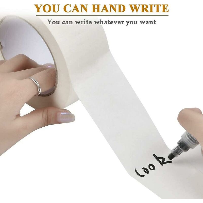 5 ROlls Masking Tape Adhesive Paint Masking Tape Multi-Purpose Strong Sticky Tape For Painting, Industry, Decorating,