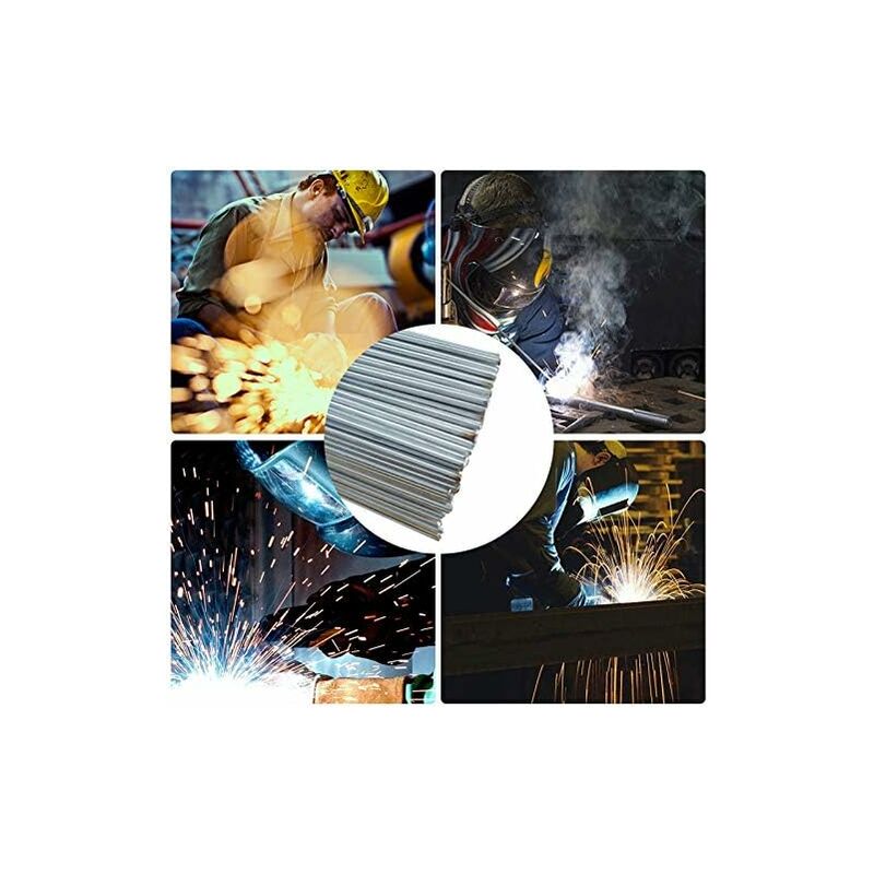 Welding ROd, 50 pcs 2.0Mm Low Temperature Aluminum Welding Electrodes - Easy Melt Welding ROds - Corrosion Resistance