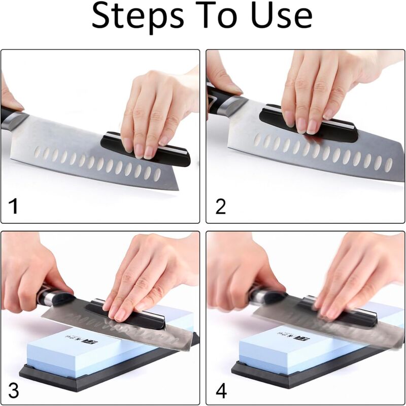 Knife Sharpening Guide Sanding Aid Angle Guide Sharpening Tools For Sharpening On Whetstone 2 Pieces Black