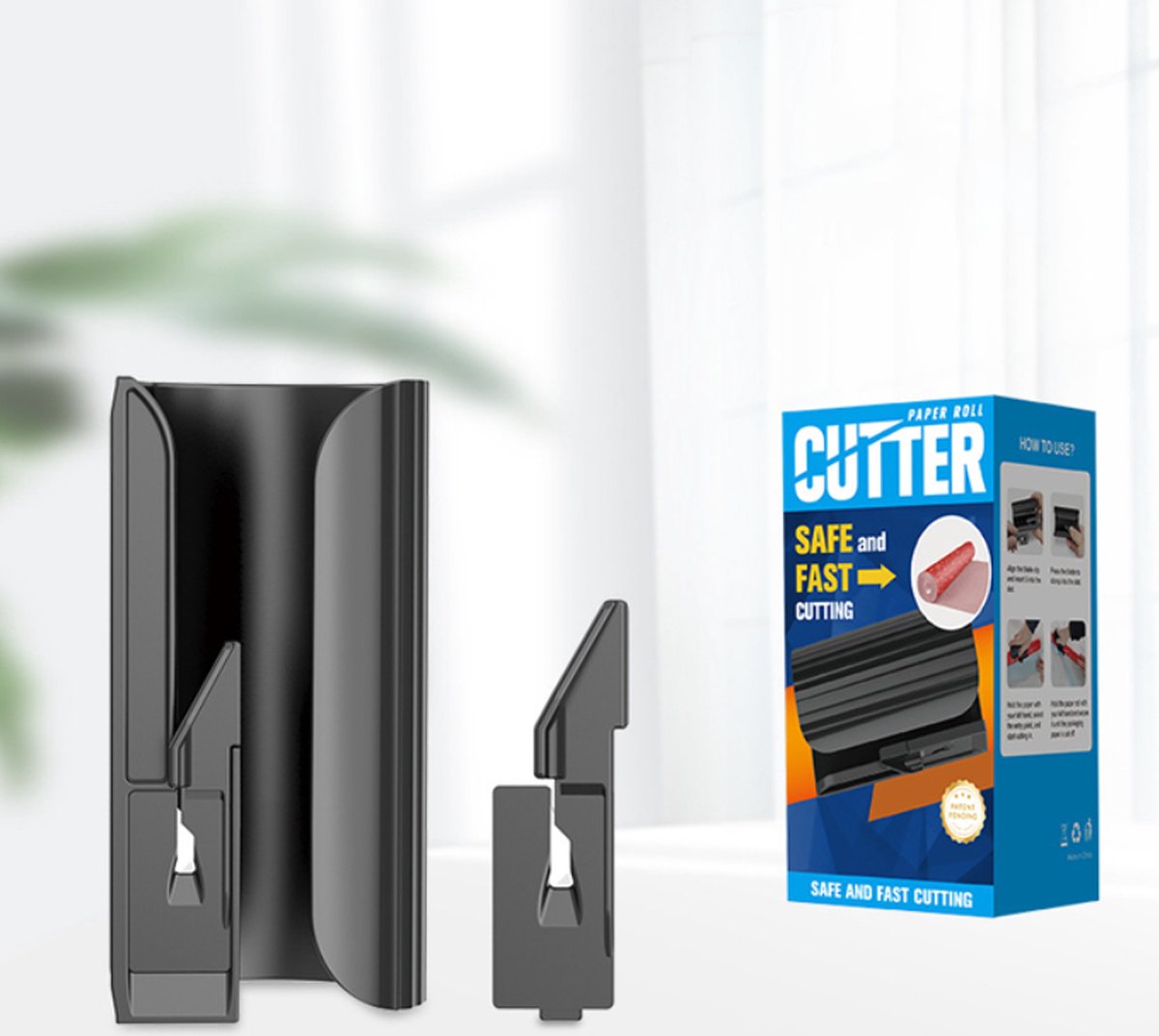 Wrapping Paper Cutter - Gift Paper Cutter - Gift Paper Roll Cutter Aid