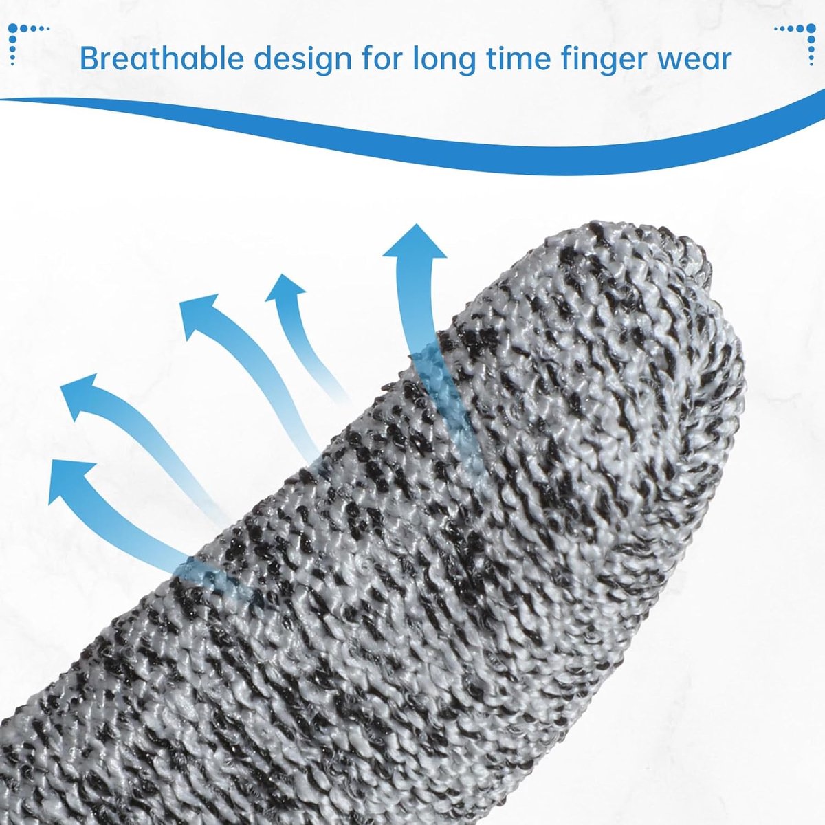 Finger Protectors - 40 Pieces - Cut-Resistant Thimbles - Finger Condoms