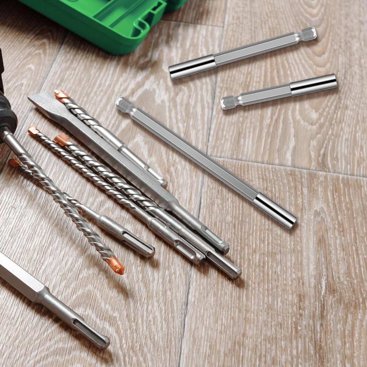 pieces - magnetic drill extension holder - magnetic bit holder set - hexagonal shank - magnetic drill chuck - quick-change bit set for electric drill and screwdriver - for car maintenance, DIY and repairs - 60/100/150 mm
