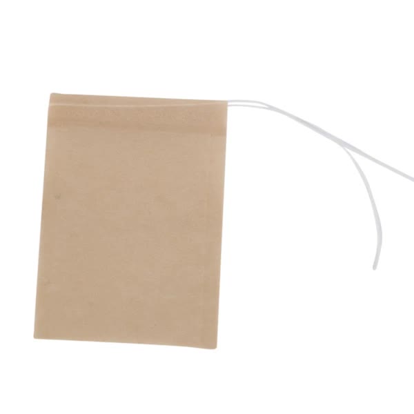 Tea Filter Bags, Disposable Paper Tea Bag with Drawstring