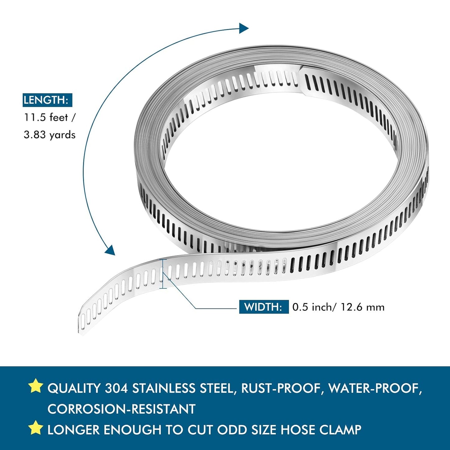 Hoses Clamps, Clamps Worm, Worm Clamps Stainless Steel
