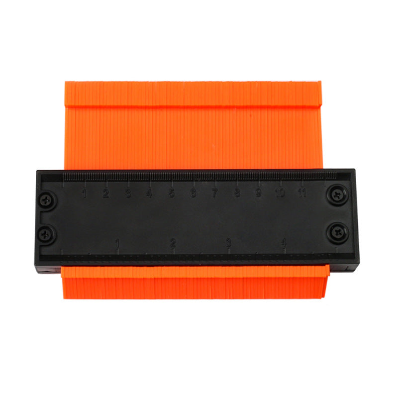 Contour irregular shape ruler contour gauge copy ruler with lock woodworking measurement shape ruler arc ruler, 10 inch