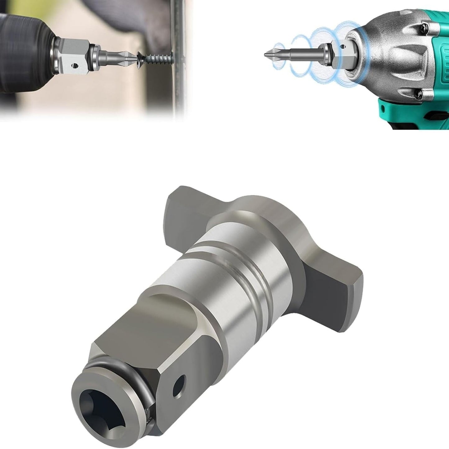 JWDX Drill Bit Clearance! Conversion Head for Electric Screwdriver Pin Converter Shaft Adapter for Cordless Impact Block Driver Power Wrenches Chuck System Spindle Electric Hammer AA
