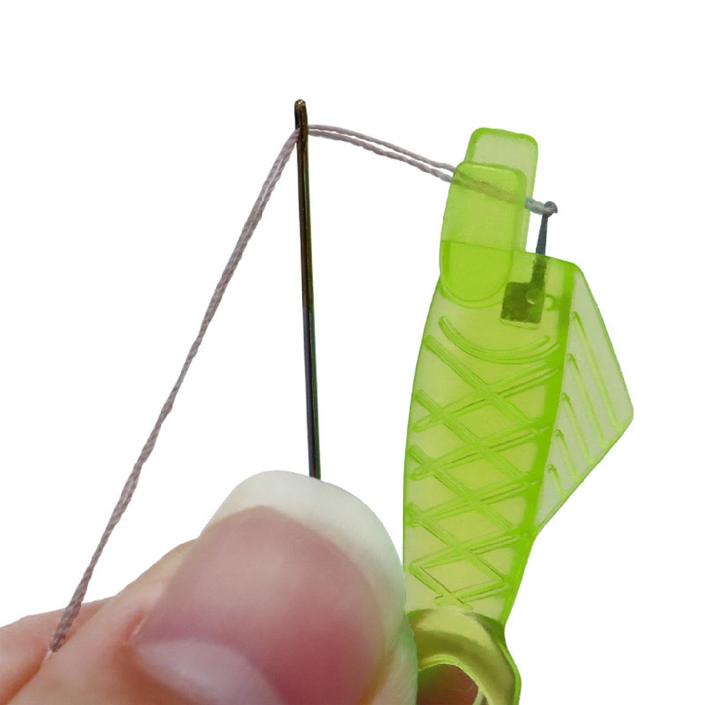 JWDX Needle and Thread Kit! Fish Mouth Sewing Machine Needle Threader 2024 New Automatic Sewing Needle Threader Fish Type Needle Threader Upgrade Quick Sewing Machine Loop Easy Selfthread N