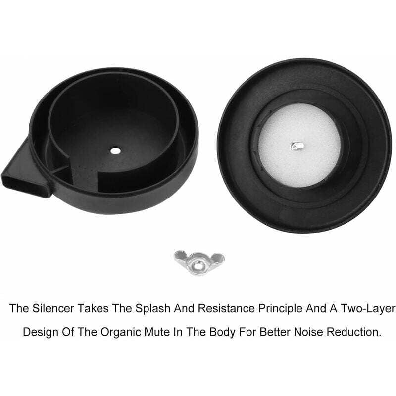 2 Pcs Air Compressor Muffler Filter Silencer, 3 8 inch 16 mm
