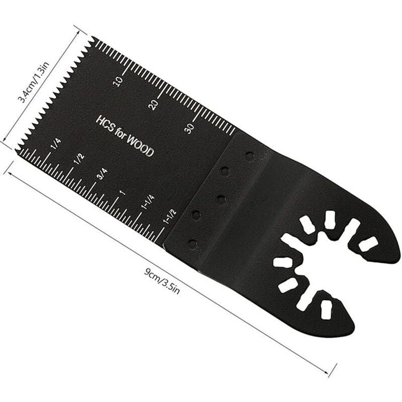 10 Pcs High Carbon Steel Saw Blades, 34 mm