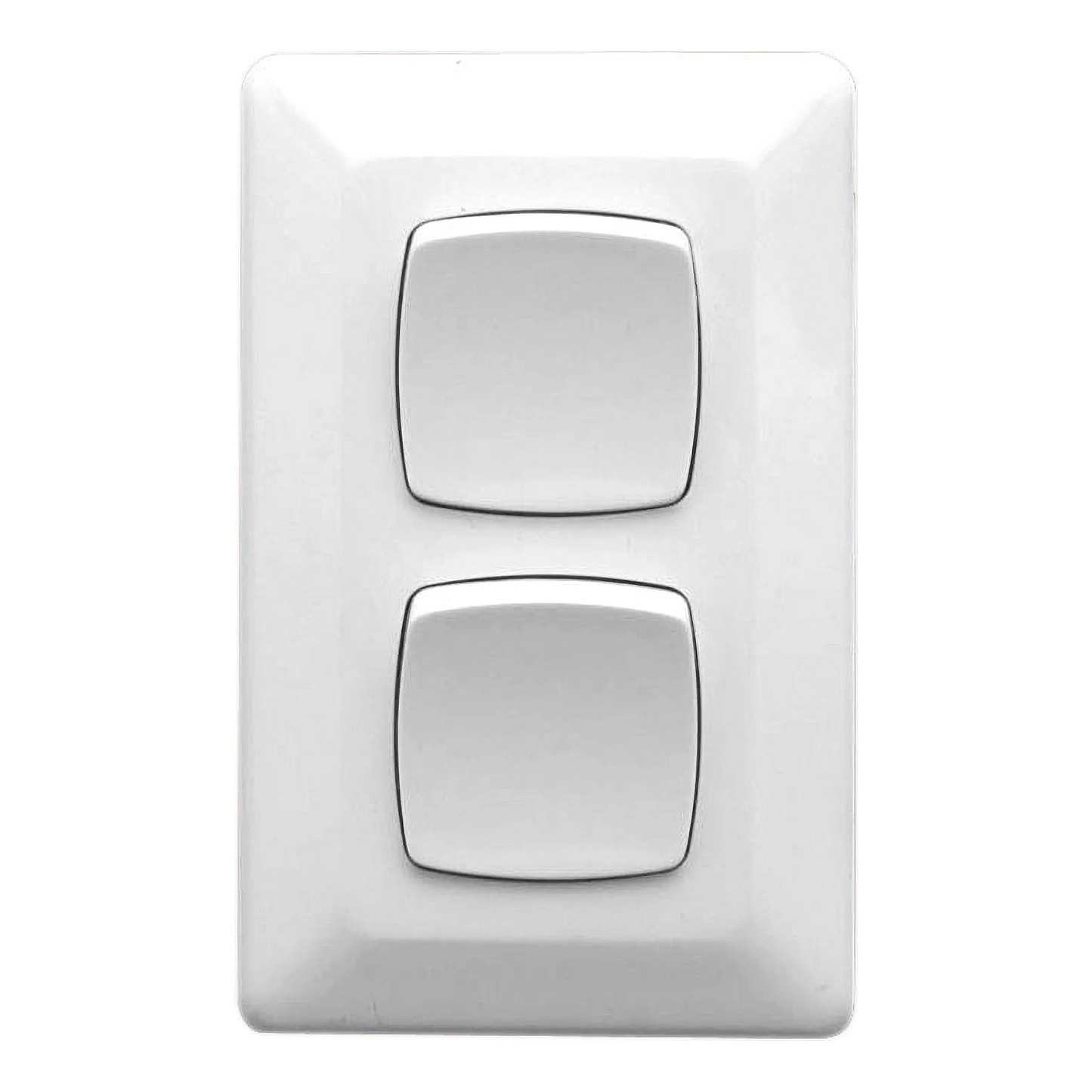 Clipsal Switch Flush Mount Rocker Standard 2 Gang 10A 250V