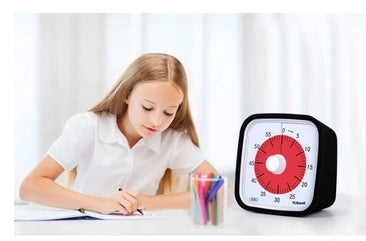 Visual Timer 60min - classroom school for children Black