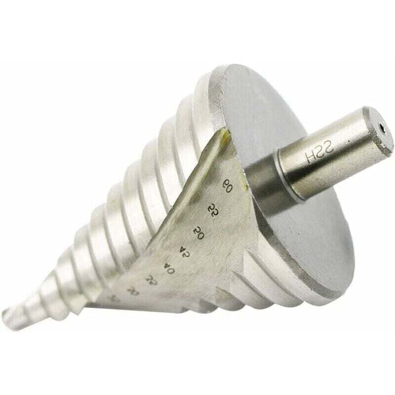 Twist Drill Set 6-60mm for Metal, Wood, Plastic - Compatible with HSS Cone Drills