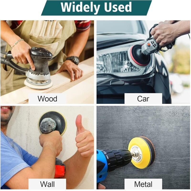 24-piece 50mm wet and dry sanding discs, 600-5000 grit, abrasive