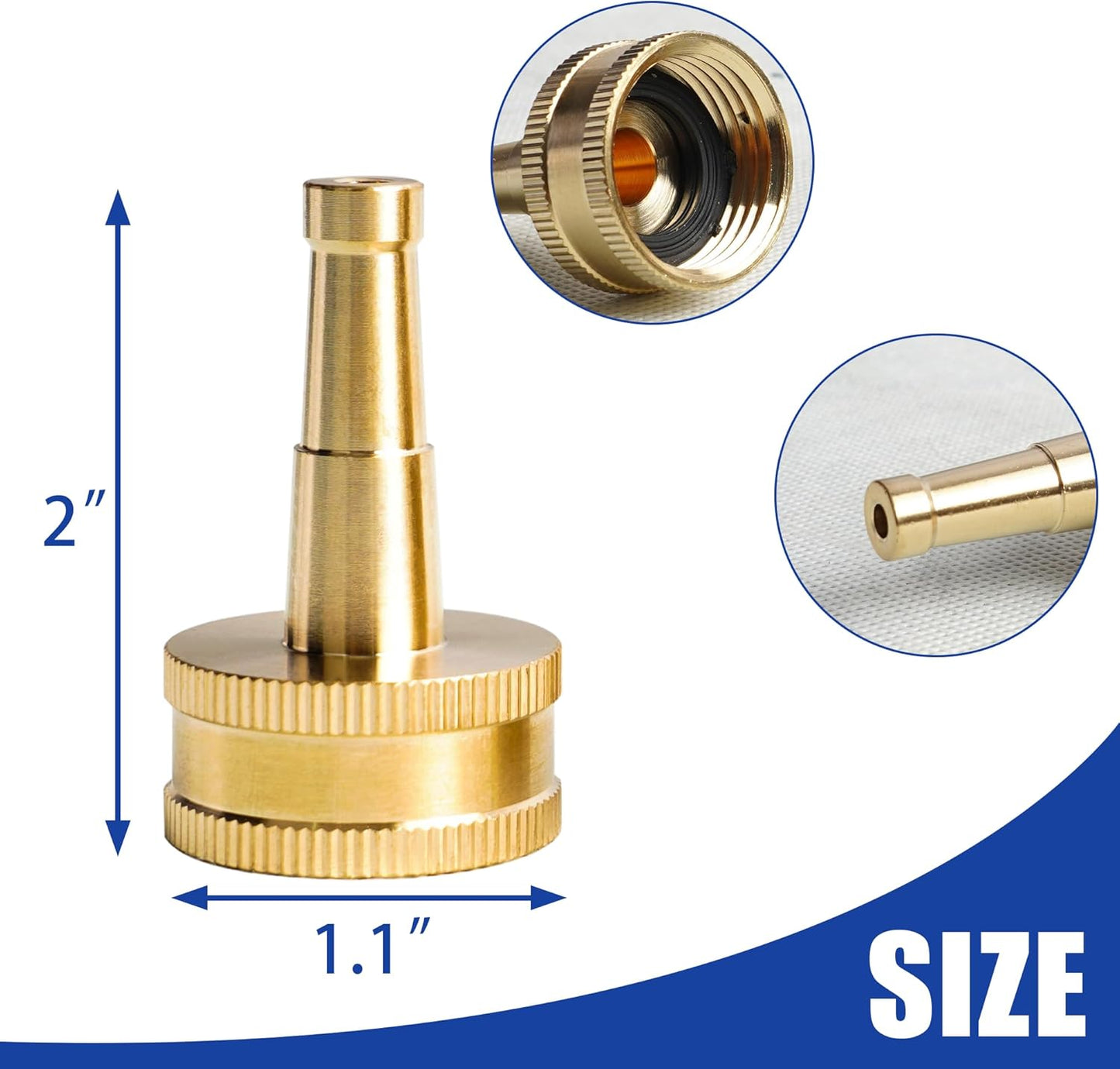 4" Twist Hose Nozzle + 2" Jet Sweeper Nozzle