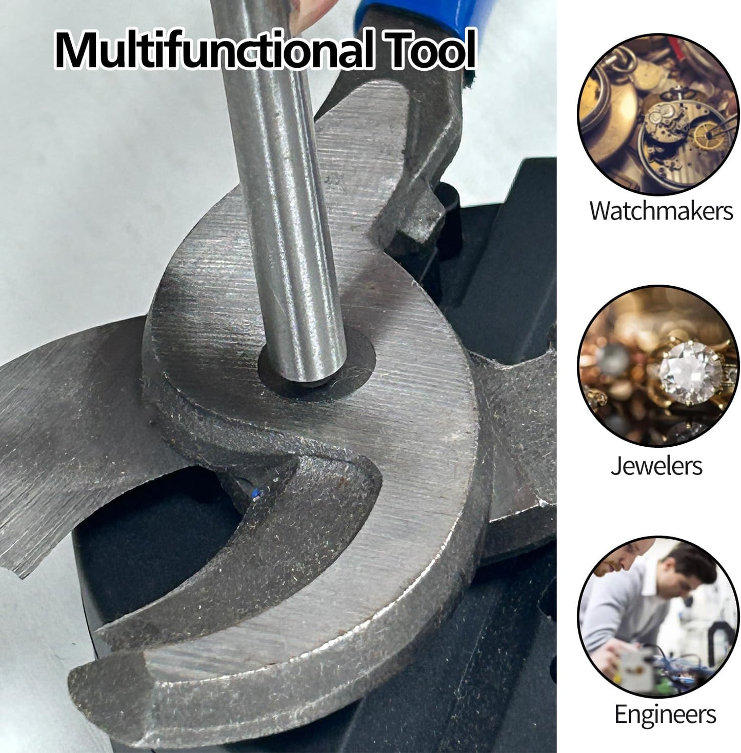 Pin Punch Set, 22pcs Removing Repair Tools, Including Universal Block, Brass Pin Punches, Steel Pin Punches and Hammer