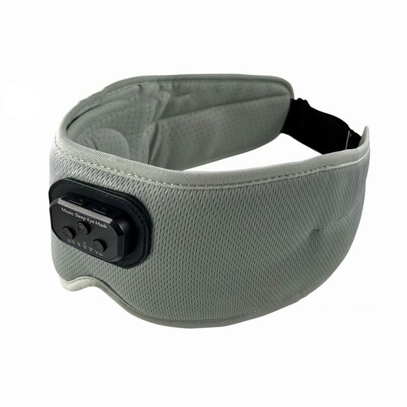 Sleep Mask Eye Mask White Noise Sleep Headphones Wireless 5.2 Bluetooth Music Sleeping Eye Mask -Navy