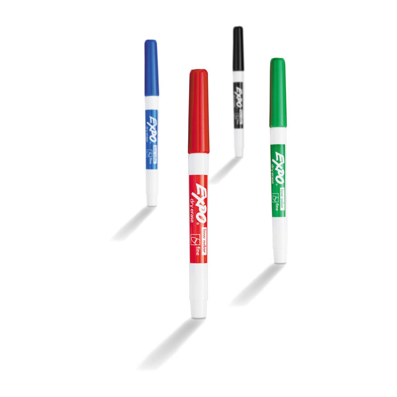 EXPO White Board Marker Fine Assorted Pack 4 Box of 6