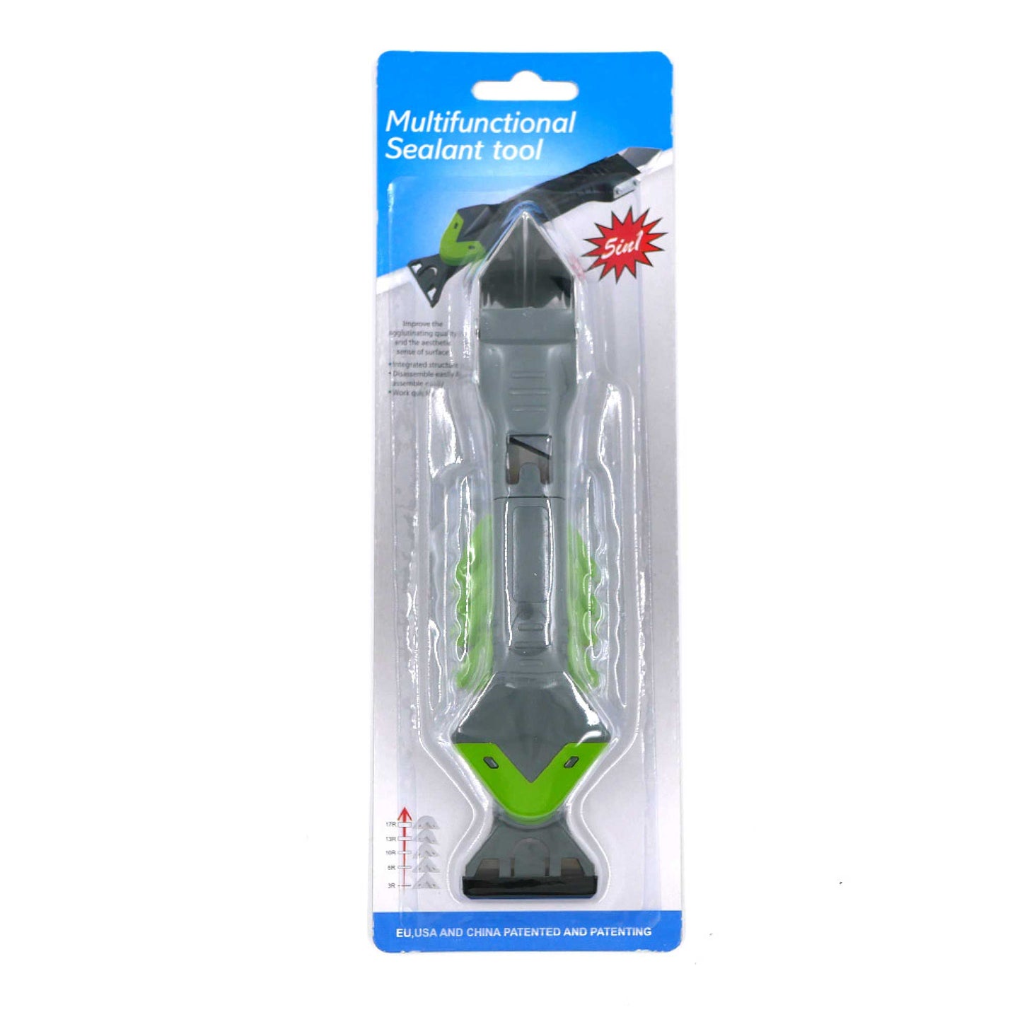 5 in 1 Multifunctional Sealant Tool - Plastic Caulking Applicator