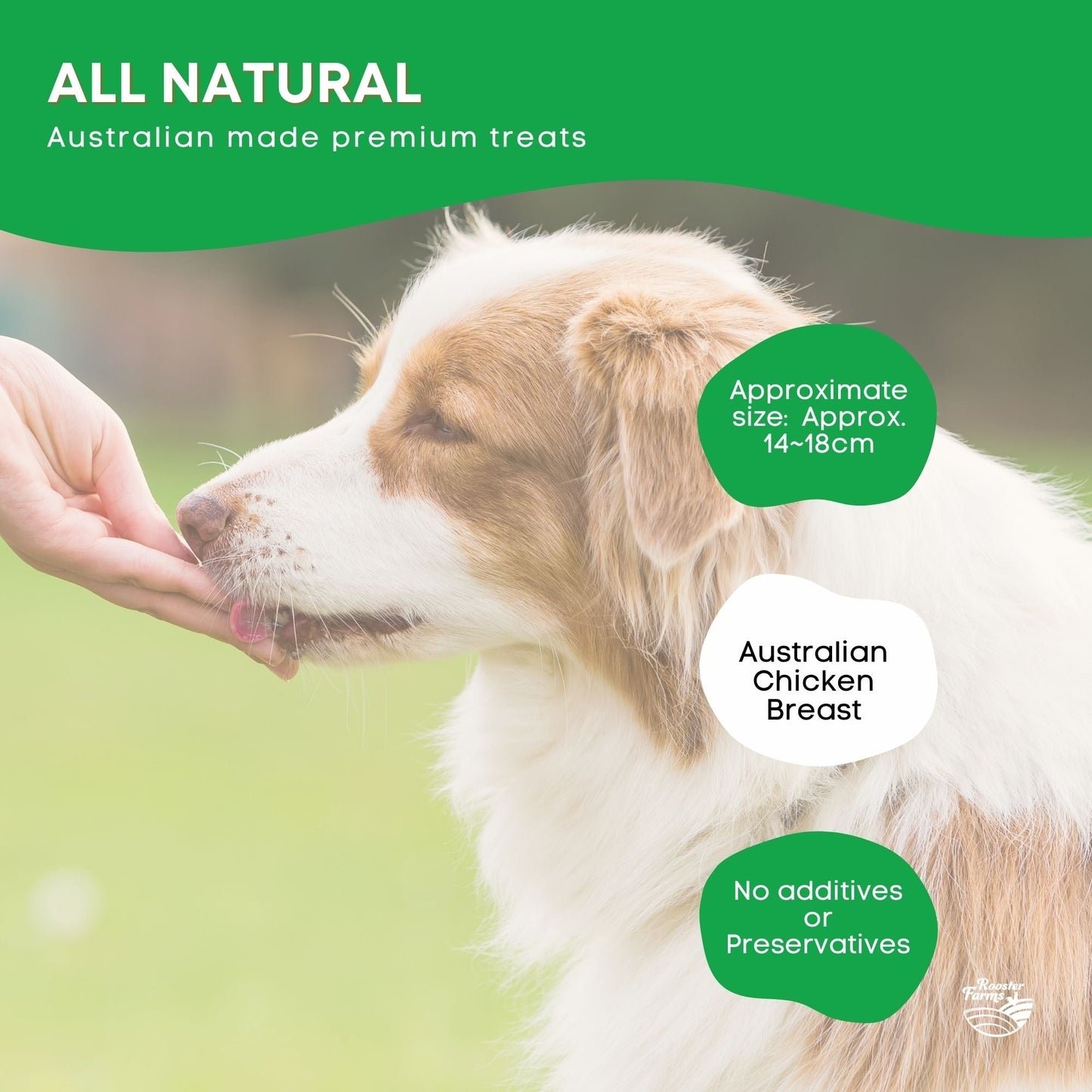 1.5Kg Dog Treat Chicken Breast Jerky Bucket - Dehydrated Australian