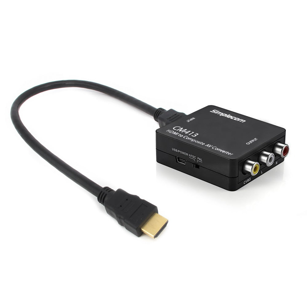 Simplecom CM413 HDMI to Composite AV CVBS 3RCA Video