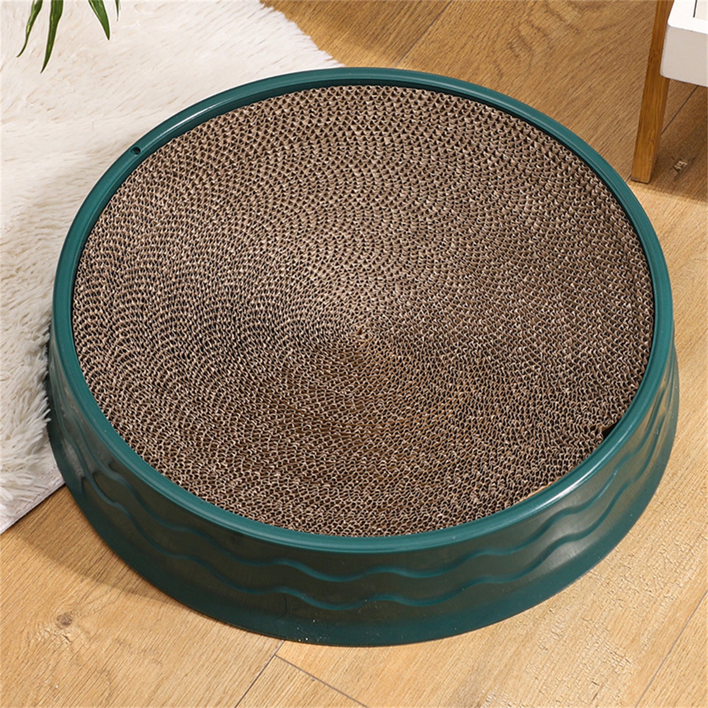Pawfriends Cat Claw Plate Wear-Resistant Replaceable Round Corrugated Paper