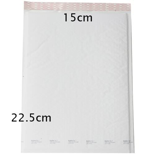 Bubble Padded Envelope Bag White 22.5cm x 15cm Post Courier (10Pce)
