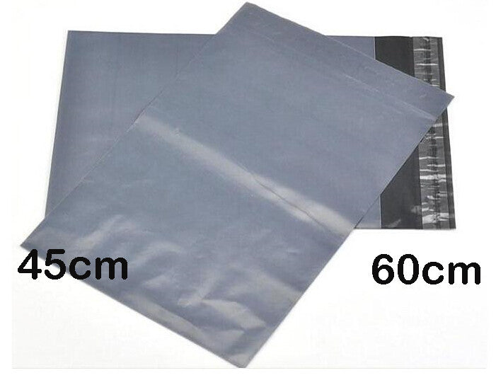 Plastic Mailing Satchel 600x450 mm Large Grey Self Seal (25Pce)