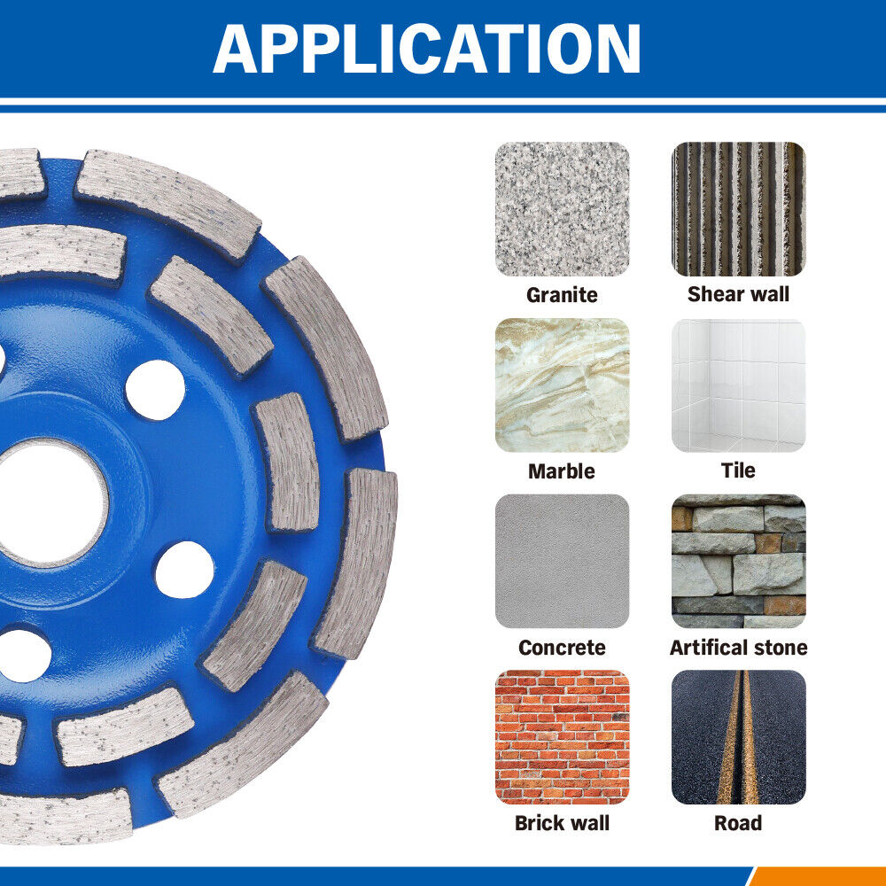 4.5inch Diamond Segment Grinding Concrete Cup Wheel Disc