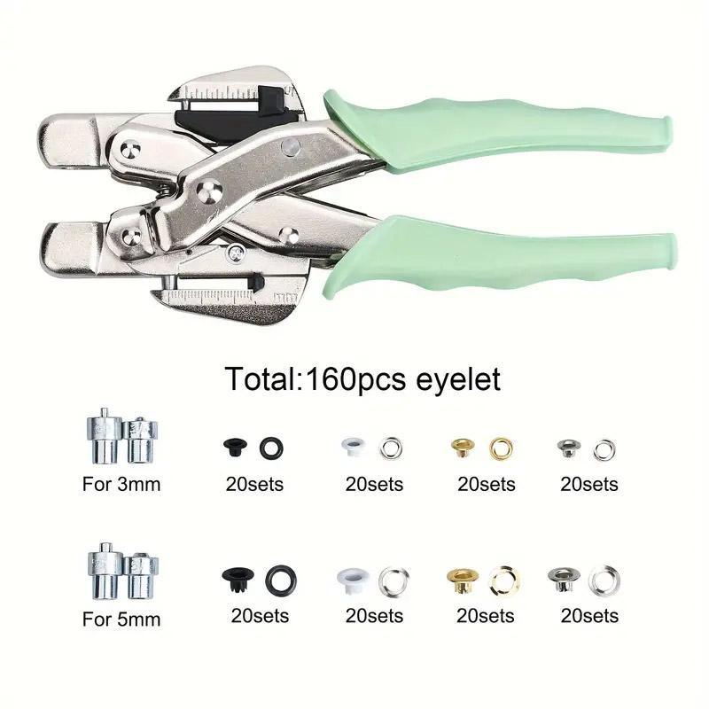 Air Eye Pliers Multi Function Variable Punching Pliers for Leather Craft DIY