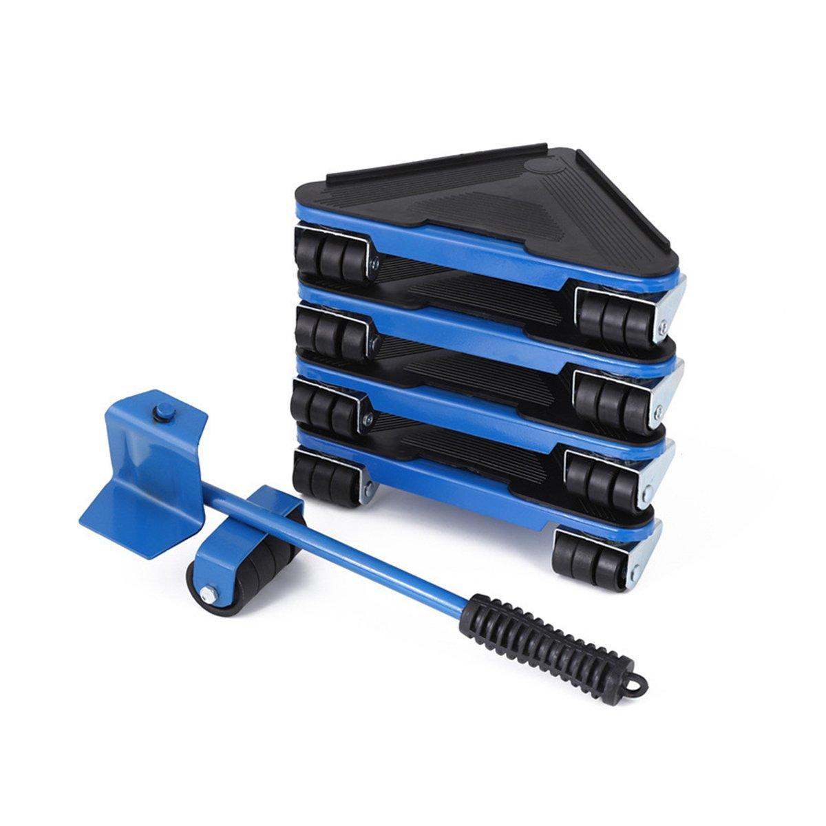 Heavy Duty Moving Tool Set Easy Move Five Piece Furniture Lifter Kit
