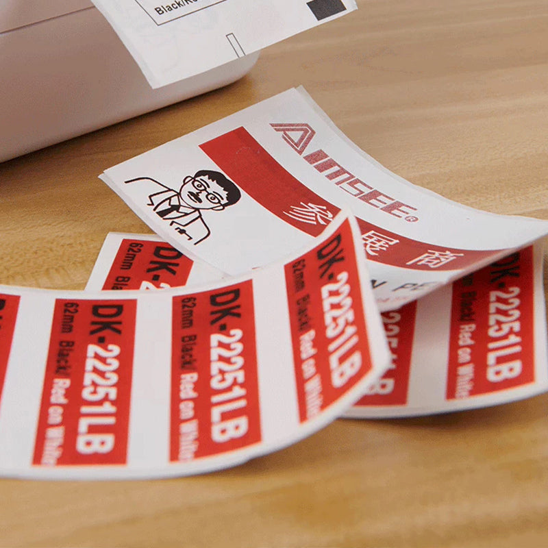 8 Rolls Compatible Brother Dk11201 400 Address Labels 29X90Mm